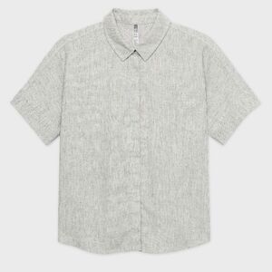MEC Light Gray Casual Button Down Shirt